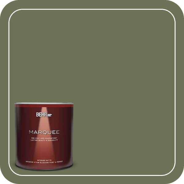 BEHR MARQUEE 1 Qt. #MQ6-53 Herb Cornucopia One-Coat Hide Matte Interior Paint & Primer