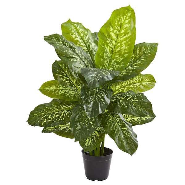 Nearly Natural Indoor 34 in. Dieffenbachia Artificial Plant