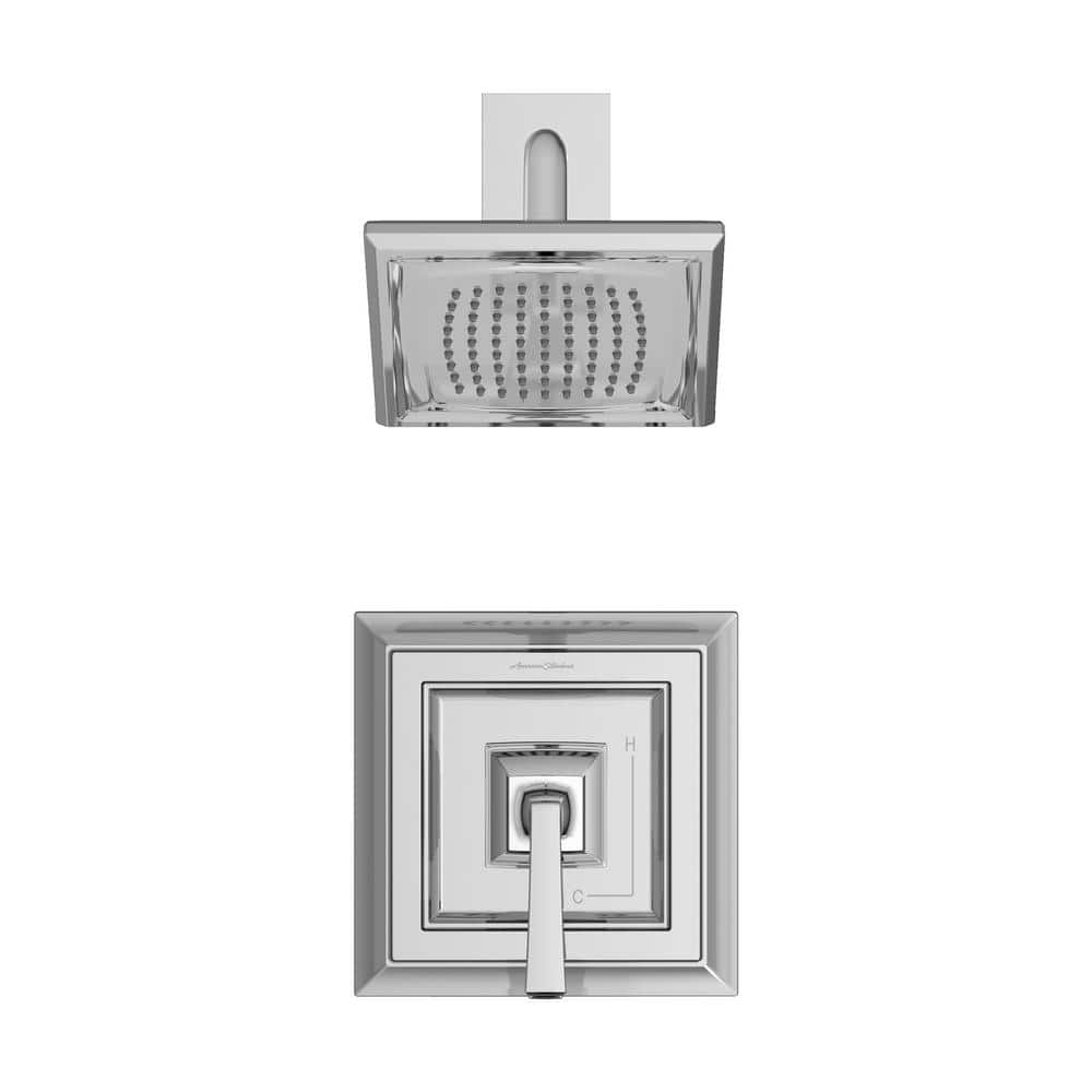 Polished Chrome Multi-head Wall Mounted Rain Shower Faucet