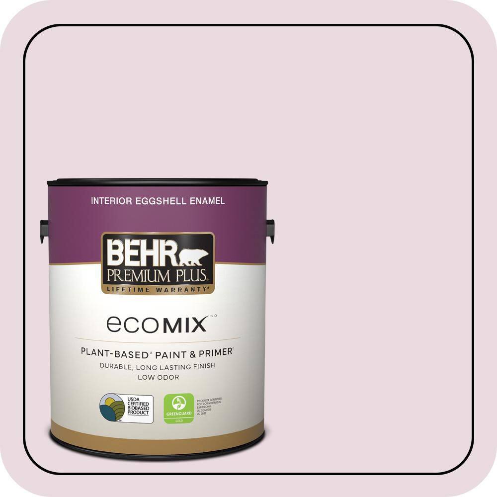 1 gal. #S120-1 Wine Pairing Eggshell Enamel EcoMix Plant-Based Interior Paint & Primer price history on PriceWatchPro