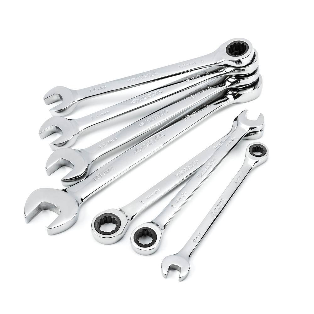 thumbnail image 2 of LANG USA 7mm X 8mm Offset Ratcheting Combination Wrench - Metric, Made In USA 2 of 2