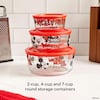 Pyrex Disney’s Mickey & Friends 10 Piece Glass Food Storage Container Set  NEW