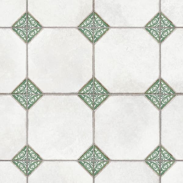 Englishtown Garden 13 in. x 13 in. Porcelain Floor and Wall Tile (10.44 sq. ft. /Case)