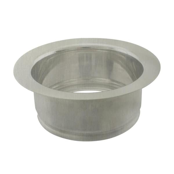 Westbrass 4-1/4 in. Standard Kitchen Sink Waste Disposal Flange, Satin Nickel