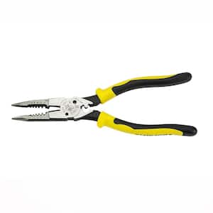 Klein Tools Journeyman 8-in Long Nose Pliers with Side Cutter in the  Cutting Pliers department at