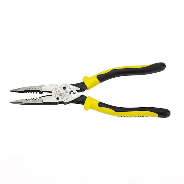 Klein Tools 8-3/8 in. All-Purpose Pliers with Crimper J2078CR - The Home  Depot