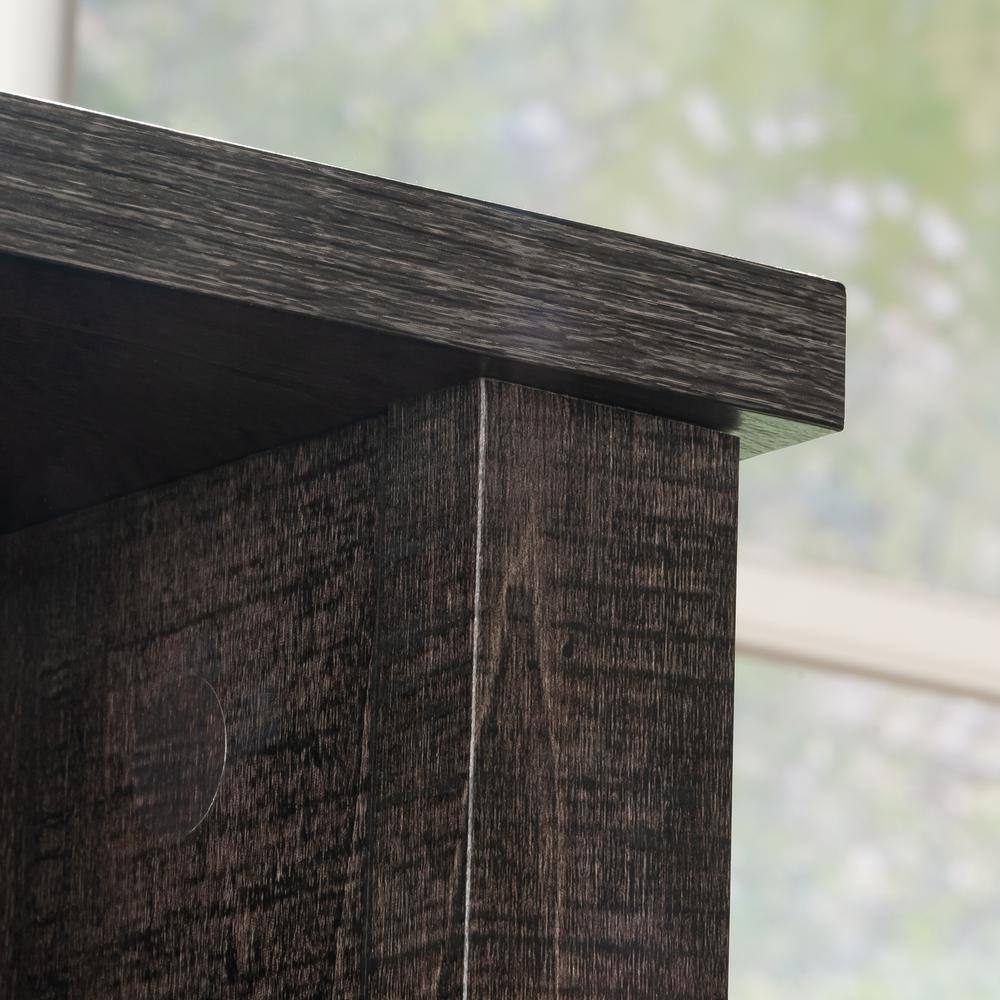 Blade Walnut Tall 9-Cube Storage Bookcase