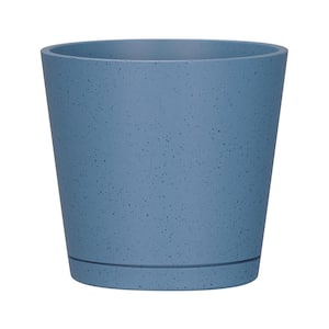 6 in. Dia Dusty Blue Round Vibe Planter (2-Pack)