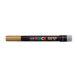 PCF-350 Brush Tip Paint Marker, Gold