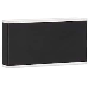 Emery 2-Light Matte Black Integrated LED Wall Sconce