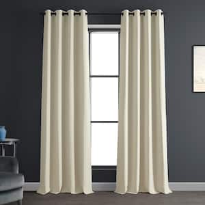 Oat Cream Grommet Room Darkening Curtain - 50 in. W x 108 in. L (1 Panel)