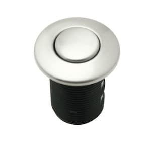 Air Activated Switch Button Only for Waste Disposal in Polished Nickel