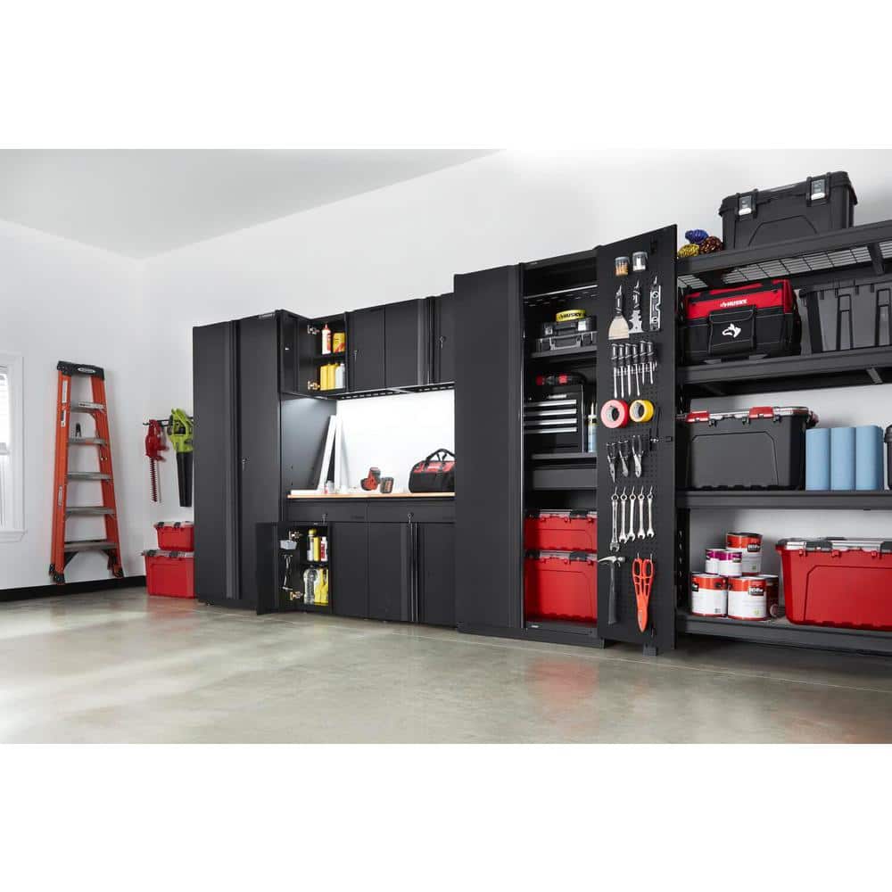 Buy 6Piece Heavy Duty Welded Steel Garage Storage System in Black (128