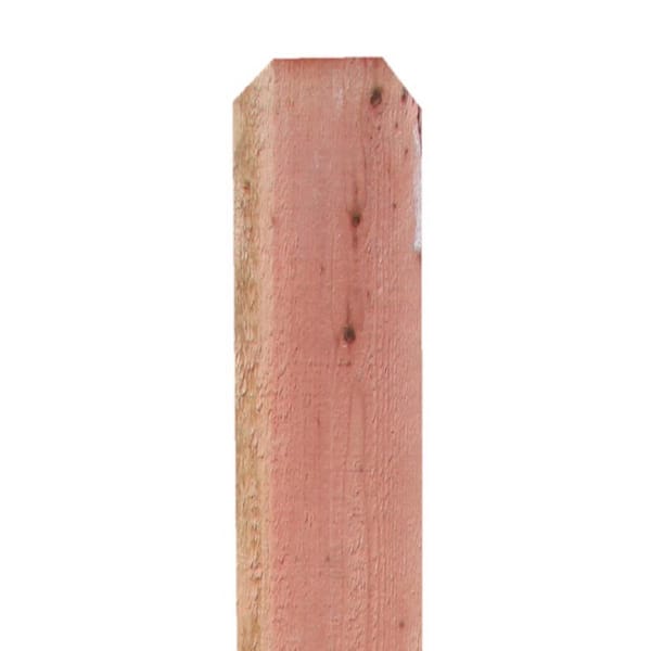 Redwood Empire 21/32 in. x 5-5/8 in. x 5 ft. Redwood Dog-Ear Fence Picket