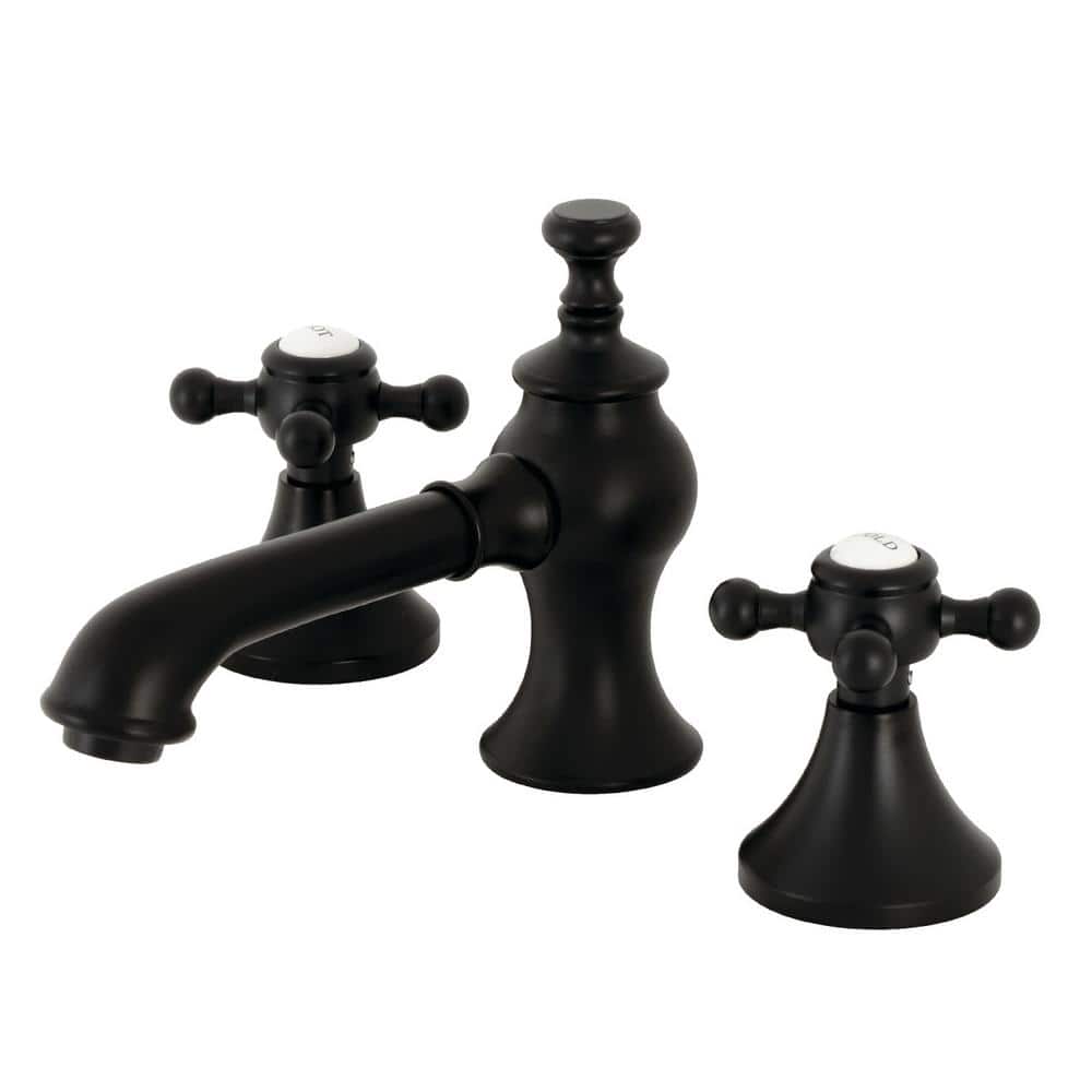 English Country 8 in. Widespread 2-Handle Bathroom Faucet in Matte Black price history on PriceWatchPro