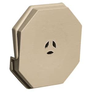 6.625 in. x 6.625 in. #013 Light Almond Surface Universal Mounting Block
