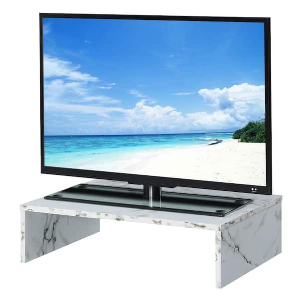 121041W Convenience Concepts Designs2Go Small TV/Monitor Riser White 