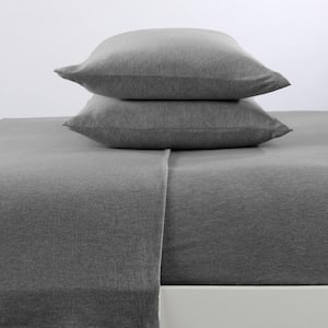 Becky Cameron 4-Piece Natural Solid Linen & Rayon from Bamboo Blend King  Deep Pocket Bed Sheet Set IH-4P-LBA-K-NAT - The Home Depot