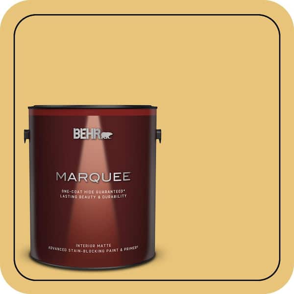BEHR MARQUEE 1 gal. #MQ4-13A Celebration One-Coat Hide Matte Interior Paint & Primer
