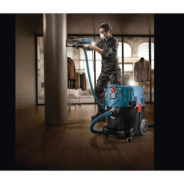 Bosch 9 Gallon Corded Dust Extractor Vacuum with Filter Clean and HEPA Filter VAC090AH - The Home Depot