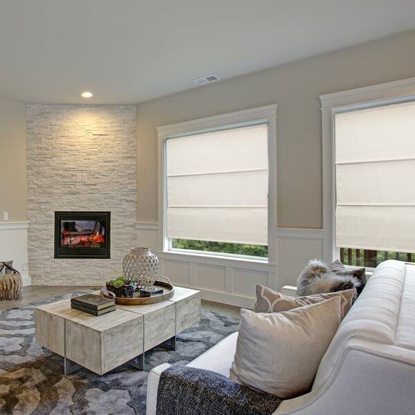 Chicology Ridgewood Cream Cut-to-Size Cordless Light Filtering