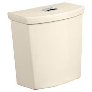 H2Option 0.92/1.28 GPF Dual Flush Toilet Tank Only in Bone