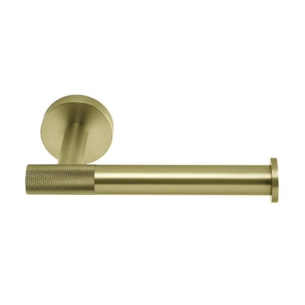 Swiss Madison Avallon Wall Mounted Toilet Paper Holder in Brushed Gold