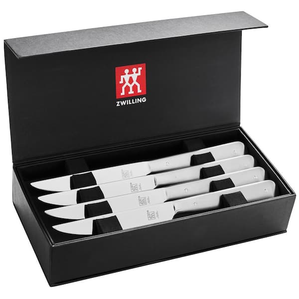 Zwilling J.A. Henckels Steakhouse 4-Piece Steak Knife Set with Storage Case