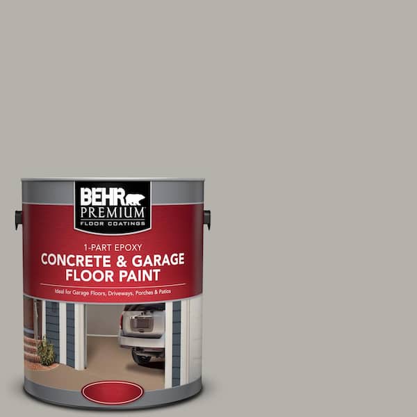 BEHR Premium 1 gal. #PFC-67 Mossy Gray 1-Part Epoxy Satin Interior/Exterior Concrete and Garage Floor Paint