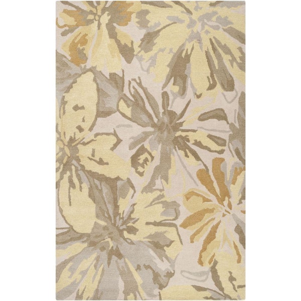 Livabliss Amaranthus Butter 9 ft. x 12 ft. Indoor Area Rug
