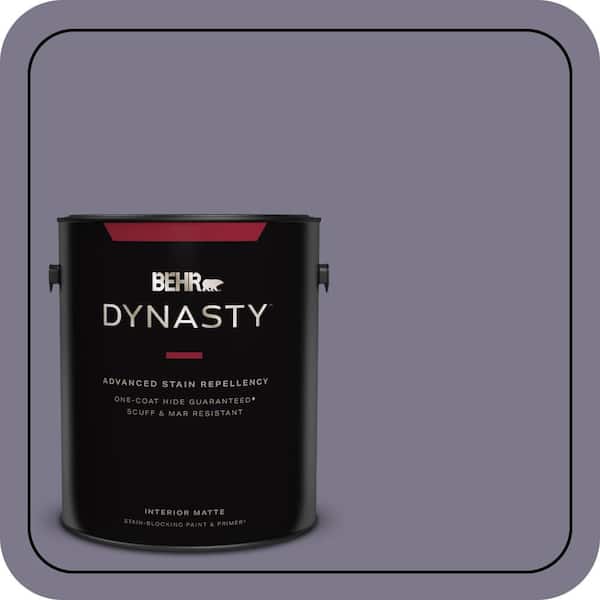 BEHR DYNASTY 1 gal. #N560-5 Solitaire One-Coat Hide Matte Interior Stain-Blocking Paint & Primer