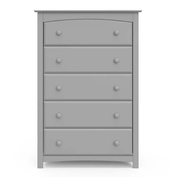 Storkcraft - Kenton 5-Drawer Dresser - Pebble Gray