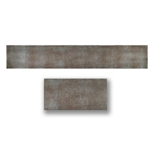 Moss Gray 0.5 ft. x 3 ft. Glue Up Hand Painted Foam Wood Ceiling Tile Planks (78 sq. ft./case)