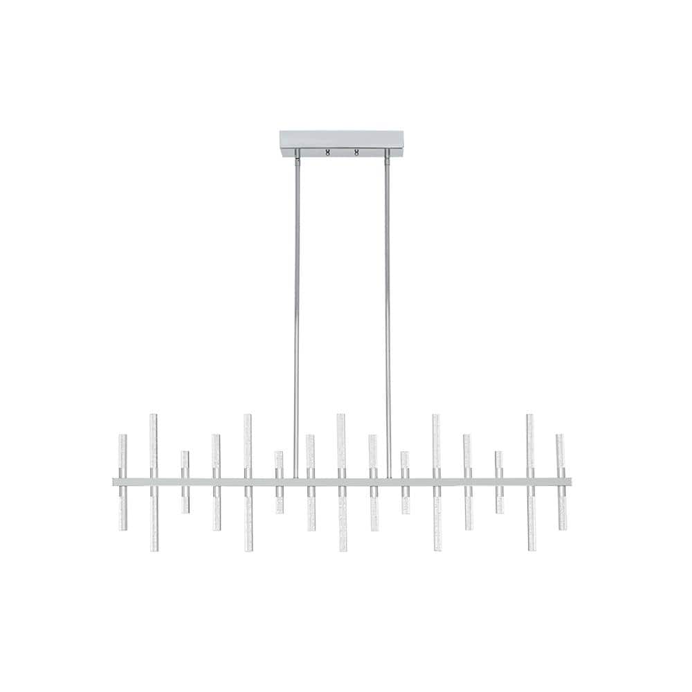 Alsy 30Watt Integrated LED Chrome Island Pendant 22171001 The Home Depot