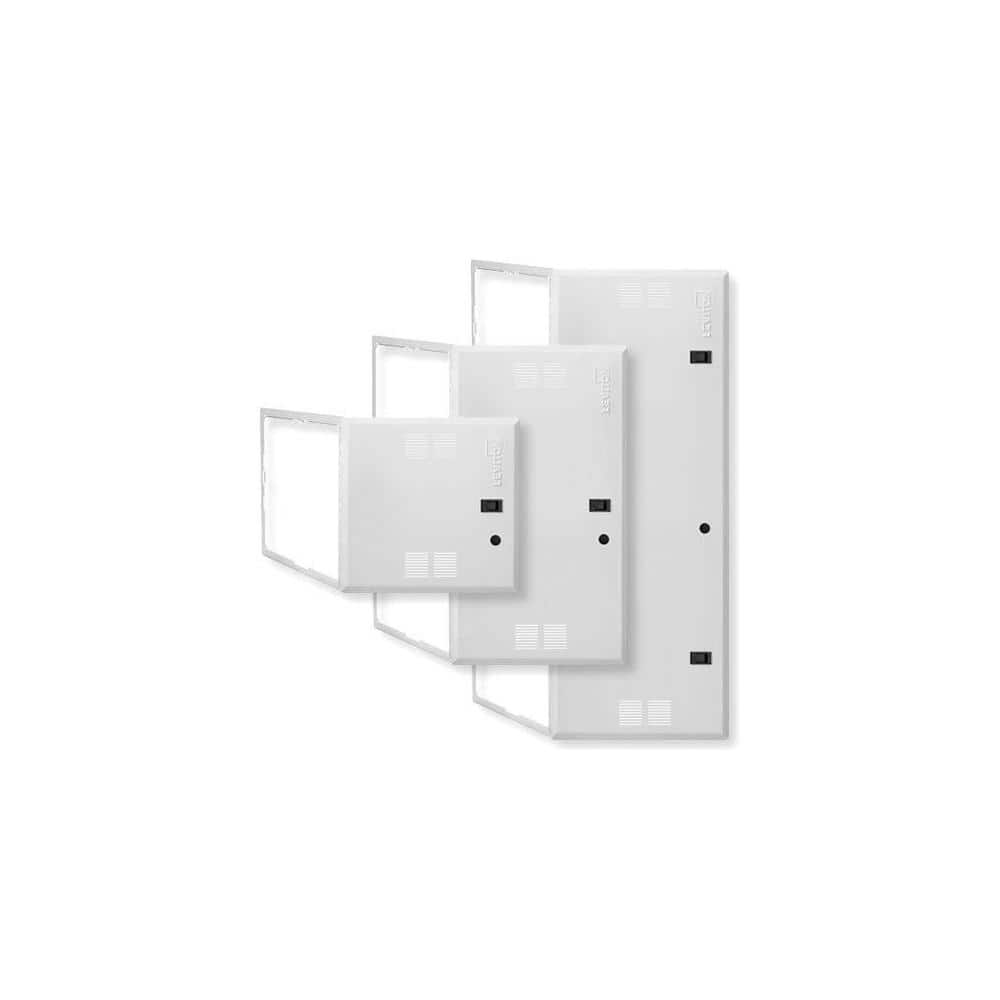 Leviton 42 in. Premium Vented Hinged Door, White (for use with 42