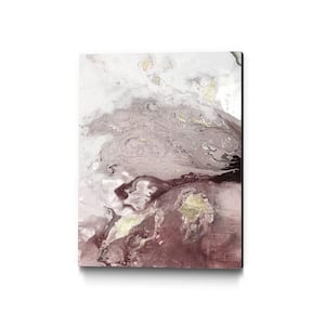 24 in. x 36 in. "Ocean Splash I Burgundy Version" by PI Studio Wall Art