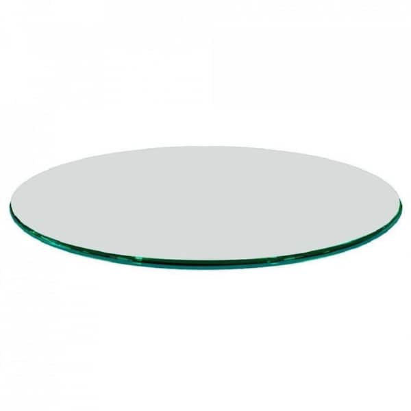 Clear Round Glass Table Top, 42 In Round Glass Table Top