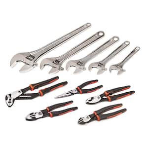Master Adjustable Wrench and Plier Set (10-Piece)
