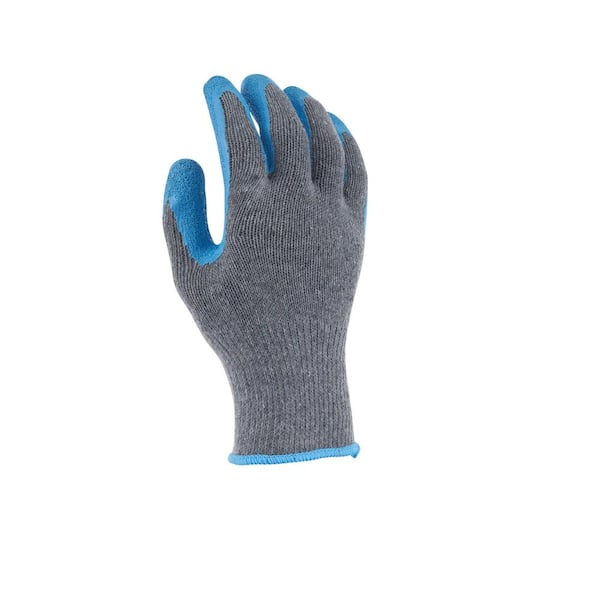 Work Gloves, Costech Knit Latex Coated General Work Glove ; Insulation;  Large Size; Non-Slip & Super- Comfort with Textured Rubber Tight Grip Palm  for