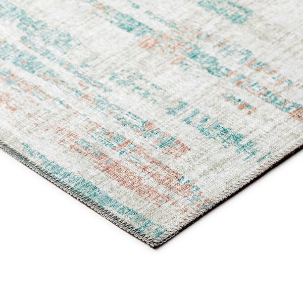 Rylee Ivory 9 ft. x 12 ft. Geometric Indoor/Outdoor Area Rug