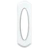 Hampton Bay Wireless Battery Operated Doorbell Push Button, White HB ...