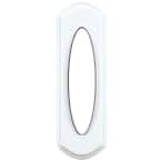 Wireless Door Bell Push Button, White