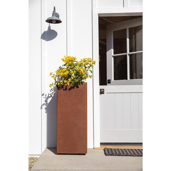 corten steel planters series– Veradek