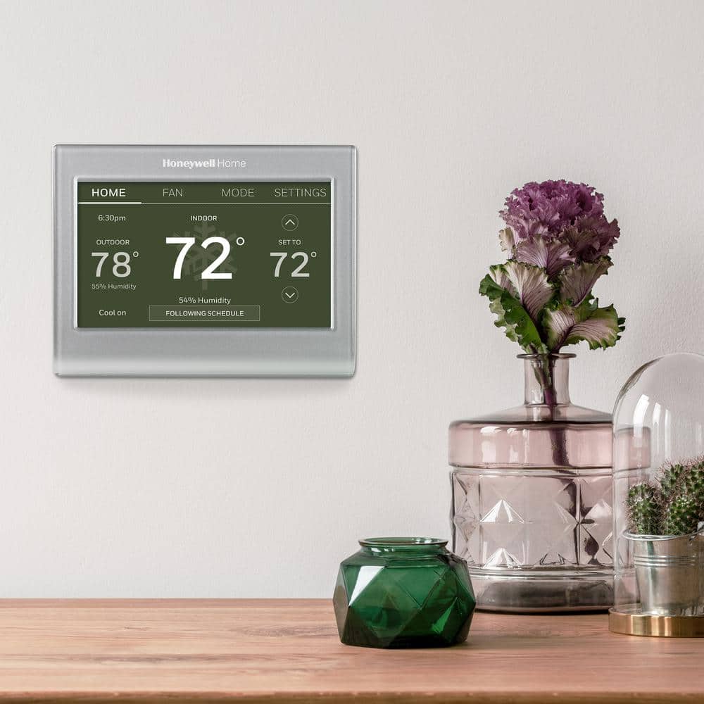 Honeywell Silver Wi-Fi Smart Color Programmable Thermostat