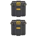DEWALT 15.25 in. TOUGHSYTEM 2.0 Compact Deep Tool Box (2-Pack