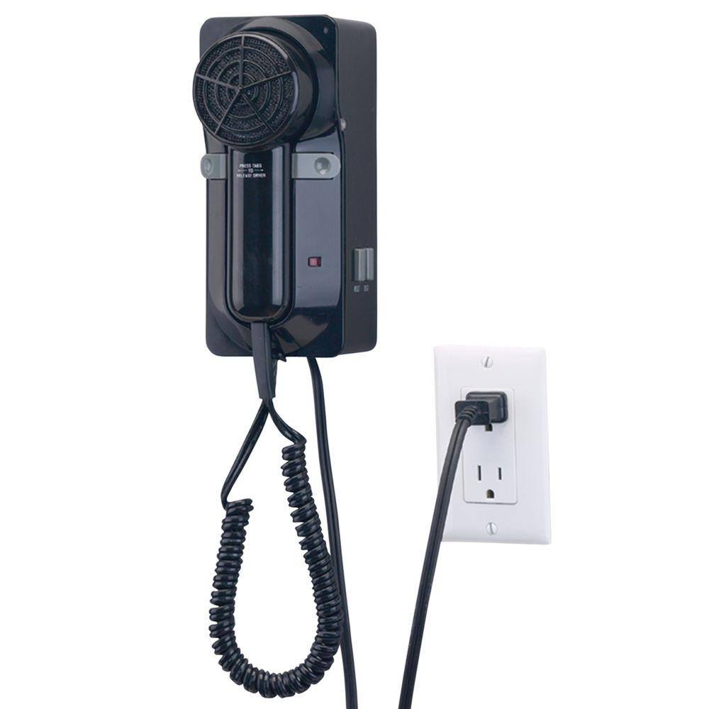 ProVersa 1600Watt Hair Dryer in Black JWM6CB The Home Depot