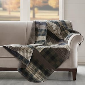 Winter Plains Taupe Throw Blanket