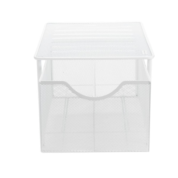GRACIOUS LIVING Clear Mini 3 Drawer Desk Organizer with White Finish,  3-Pack 3 x 92012-4C - The Home Depot