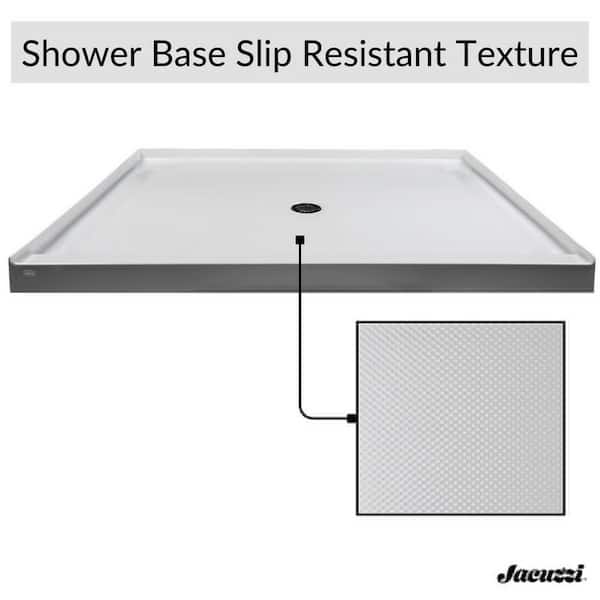 JACUZZI Catalina 48 in. L x 36 in. W Alcove Shower Pan Base