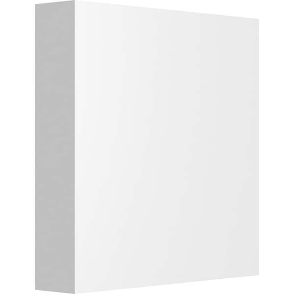 Ekena Millwork 5 in. W x 5 in. H x 1 in. P Standard Sedgwick Rosette with Square Edge